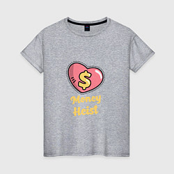 Женская футболка Money Heist Heart