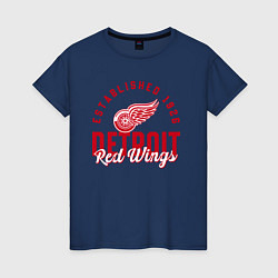 Женская футболка Detroit Red Wings Детройт Ред Вингз