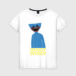 Футболка хлопковая женская HUGGY WUGGY 4, цвет: белый