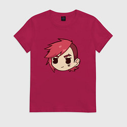 Футболка хлопковая женская Ви Чемпион League of Legends, цвет: маджента