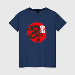 Женская футболка Ниндзя дракон Япония