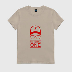 Футболка хлопковая женская Klopp - Normal One, цвет: миндальный