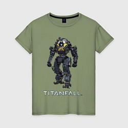 Женская футболка TITANFALL ROBOT ART титанфолл