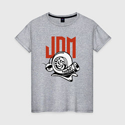 Женская футболка JDM Japan Snail Turbo