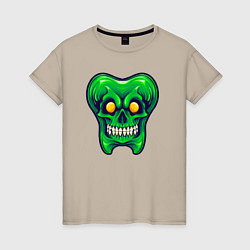 Женская футболка Tooth Skull
