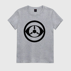 Футболка хлопковая женская Эта-10, цвет: меланж