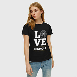 Футболка хлопковая женская Napoli Love Classic, цвет: черный — фото 2