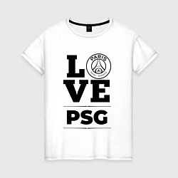 Женская футболка PSG Love Классика