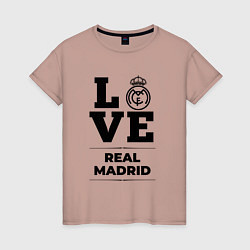 Женская футболка Real Madrid Love Классика