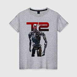 Женская футболка Terminator 2 - T800