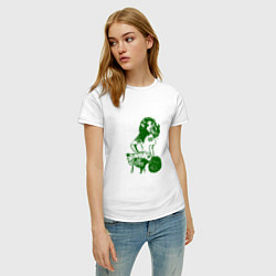 Футболка хлопковая женская Go Celtics, цвет: белый — фото 2