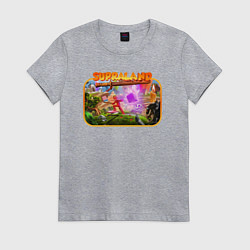 Футболка хлопковая женская Supraland cup, цвет: меланж