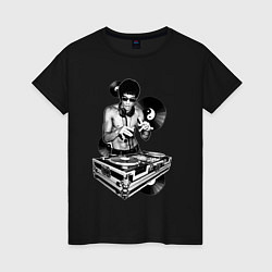 Женская футболка Bruce Lee - Vinyl Dj