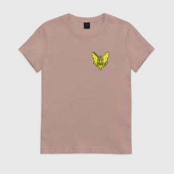 Футболка хлопковая женская ZX Spectrum - Elite logo, цвет: пыльно-розовый