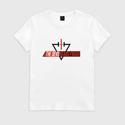 Футболка хлопковая женская The Devil wears prada - Logotype, цвет: белый