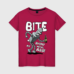 Женская футболка Bender - Bite my ass