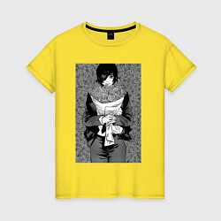 Футболка хлопковая женская Химено, цвет: желтый