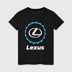 Футболка хлопковая женская Lexus в стиле Top Gear, цвет: черный