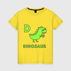 Женская футболка Dinosaur D