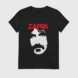 Футболка хлопковая женская Frank Zappa, цвет: черный