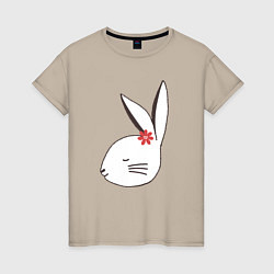 Женская футболка Милая крольчиха
