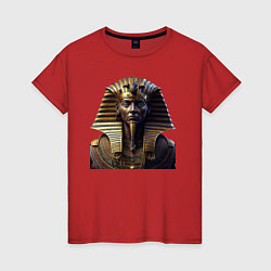 Футболка хлопковая женская Египетский фараон, цвет: красный