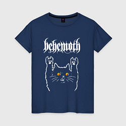 Женская футболка Behemoth rock cat