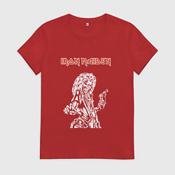 Футболка хлопковая женская Iron Maiden: Killers, цвет: красный