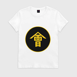 Футболка хлопковая женская Клан Айдзу Total War: Shogun 2, цвет: белый