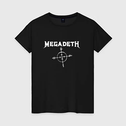Футболка хлопковая женская Megadeth: Cryptic Writings, цвет: черный