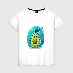 Женская футболка Cute avocado