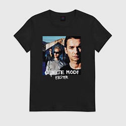 Футболка хлопковая женская Depeche Mode Exciter Tour, цвет: черный
