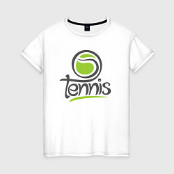 Женская футболка Tennis ball
