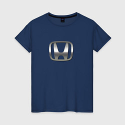 Женская футболка Honda sport auto silver