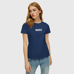 Футболка хлопковая женская Mars 30STM, цвет: тёмно-синий — фото 2
