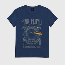 Футболка хлопковая женская The Dark Side of the Moon, цвет: тёмно-синий
