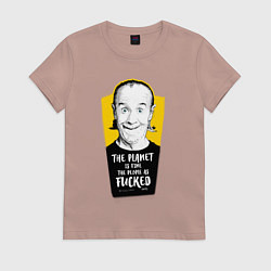 Футболка хлопковая женская Georg Carlin, цвет: пыльно-розовый