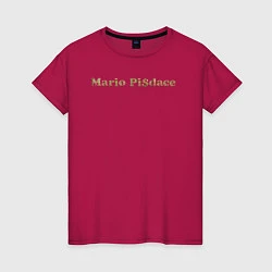 Футболка хлопковая женская Mario Pisdace, цвет: маджента