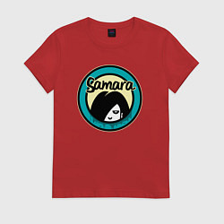 Футболка хлопковая женская The ring movie, цвет: красный