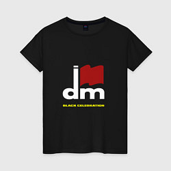 Футболка хлопковая женская Depeche Mode - Black celebration tonight, цвет: черный