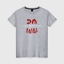 Футболка хлопковая женская Depeche Mode - Spirit shirt, цвет: меланж