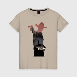 Женская футболка Ходячие мертвецы Рик Граймс