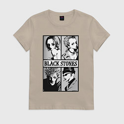 Футболка хлопковая женская Нана Осаки, цвет: миндальный