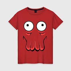 Женская футболка John Zoidberg Face