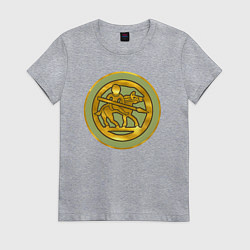 Футболка хлопковая женская Алеманны из Total War: Attila, цвет: меланж