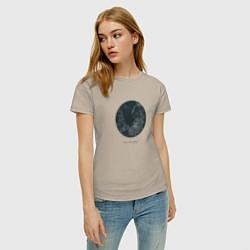 Футболка хлопковая женская SPB map, цвет: миндальный — фото 2