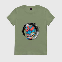 Футболка хлопковая женская Идол, цвет: авокадо