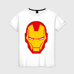 Женская футболка Iron man logo