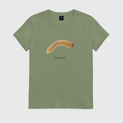 Футболка хлопковая женская Опарыш Николай, цвет: авокадо