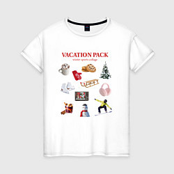 Женская футболка Vacation pack